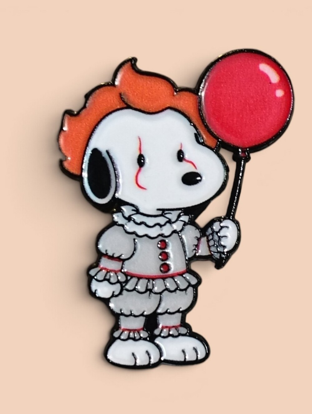 Peanuts: Snoopy Cosplay IT Red Balloon Enamel Pin